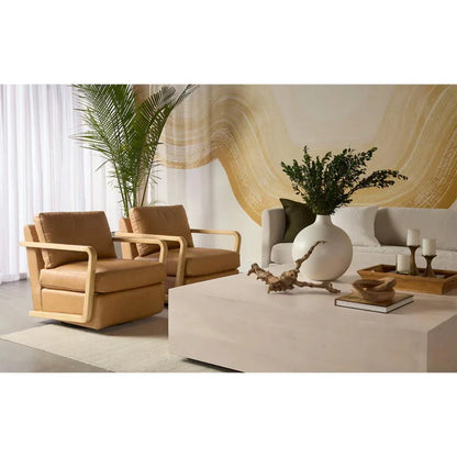 SUNPAN Leander Fabric Luxurious Sofa