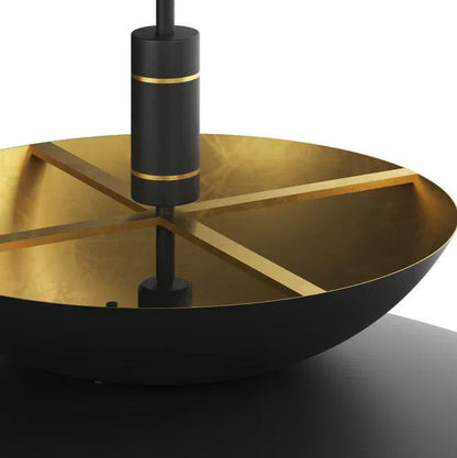 Timea Pendant Light Sleek Black And Brass Design