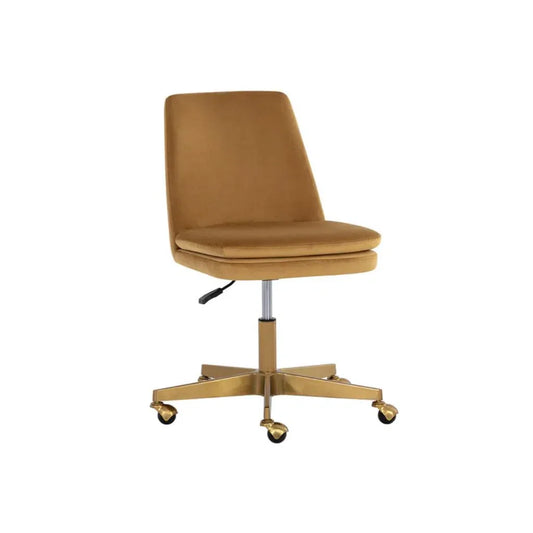 Berget Fabric Upholstered Armless Office Chair