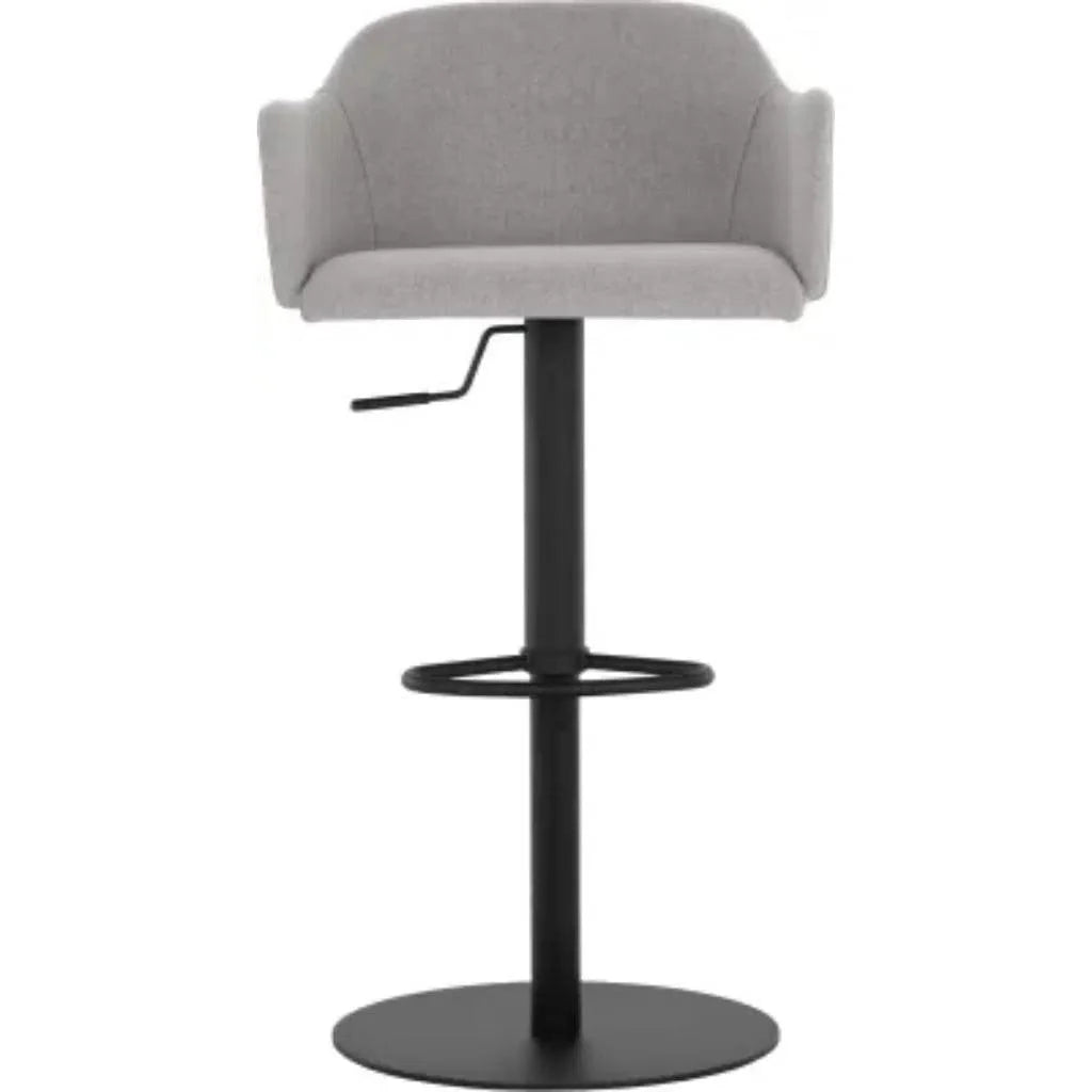 Hensley Leather Modern Adjustable Stool