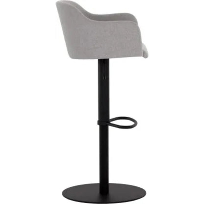 Hensley Leather Modern Adjustable Stool