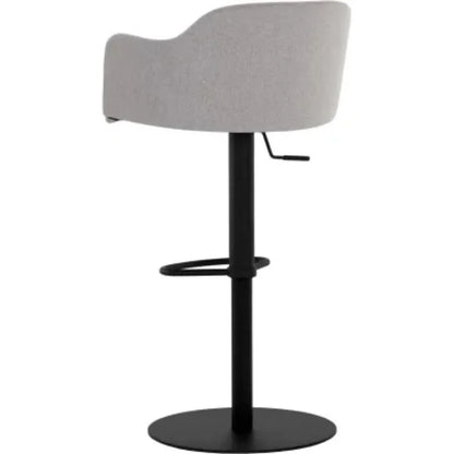 Hensley Leather Modern Adjustable Stool