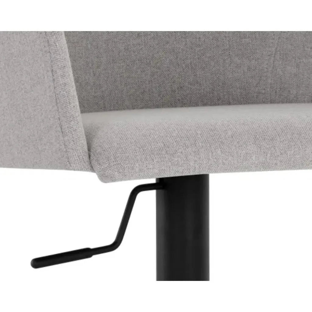 Hensley Leather Modern Adjustable Stool