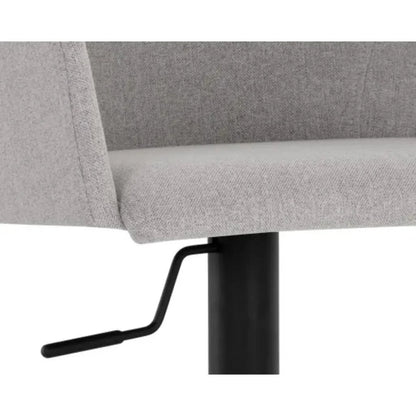 Hensley Leather Modern Adjustable Stool