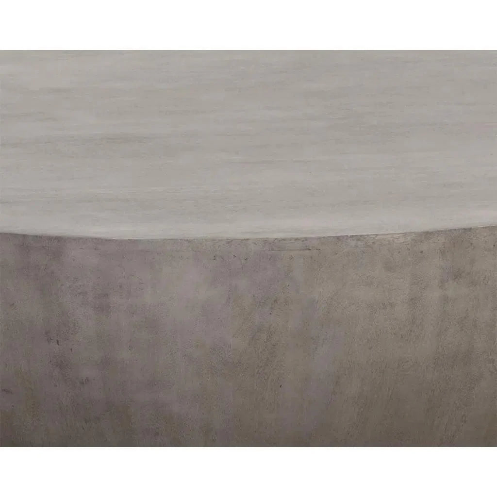 SUNPAN Kinsley Wooden Hand Round Coffee Table
