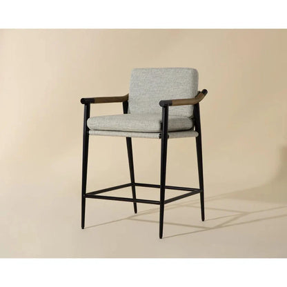 Meadow Fabric Upholstered Counter Stool