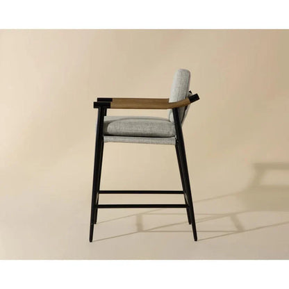 Meadow Fabric Upholstered Counter Stool