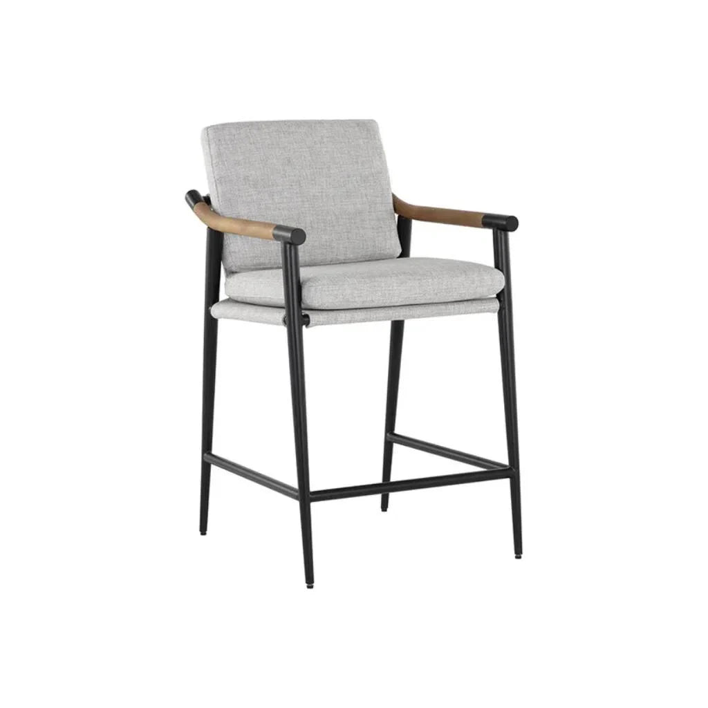 Meadow Fabric Upholstered Counter Stool