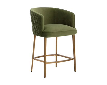 Cornella Fabric Upholstered Counter Stool