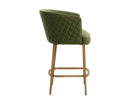 Cornella Fabric Upholstered Counter Stool