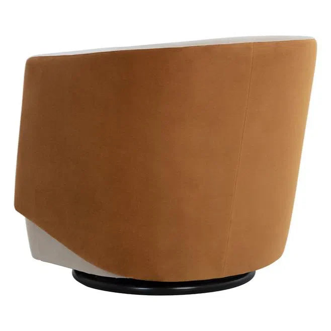 SUNPAN Sarina Swivel Lounge Chair With Velvety Soft