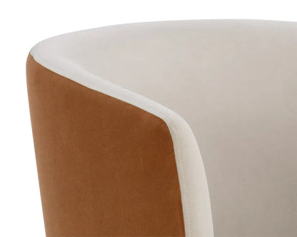 SUNPAN Sarina Swivel Lounge Chair With Velvety Soft