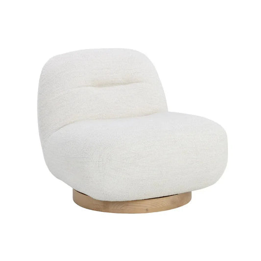 Franze Fabric Upholstered Swivel Lounge Chair