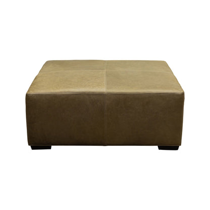 Cocktail Hour Leather Elegance Ottoman