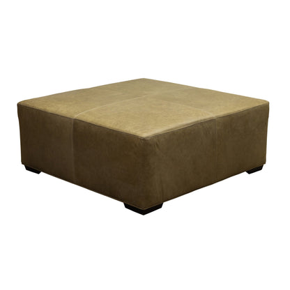Cocktail Hour Leather Elegance Ottoman