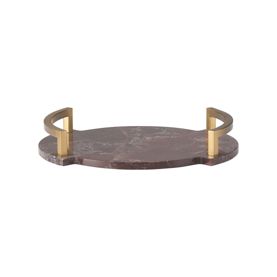 Wildwood Hopkins Maroon Marble Tray