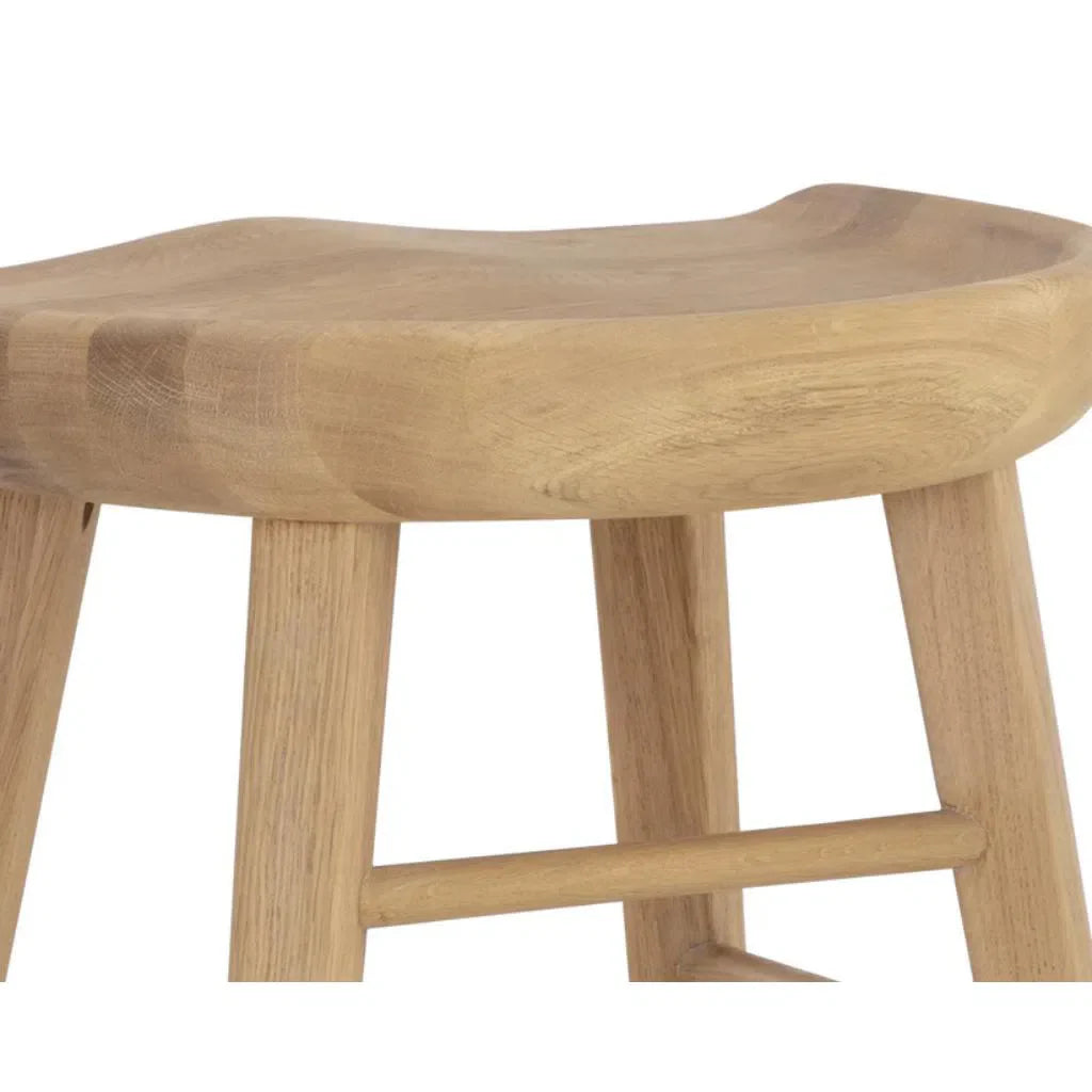 Dominic Wooden Traditional Designed Counter Stool