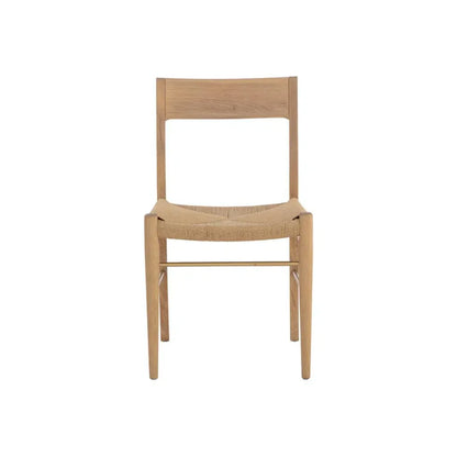 Bondi Rope Upholstered Wooden Armless Dining Chair