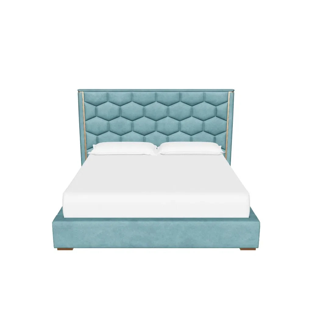 Alisha Fabric Upholstered King Bed