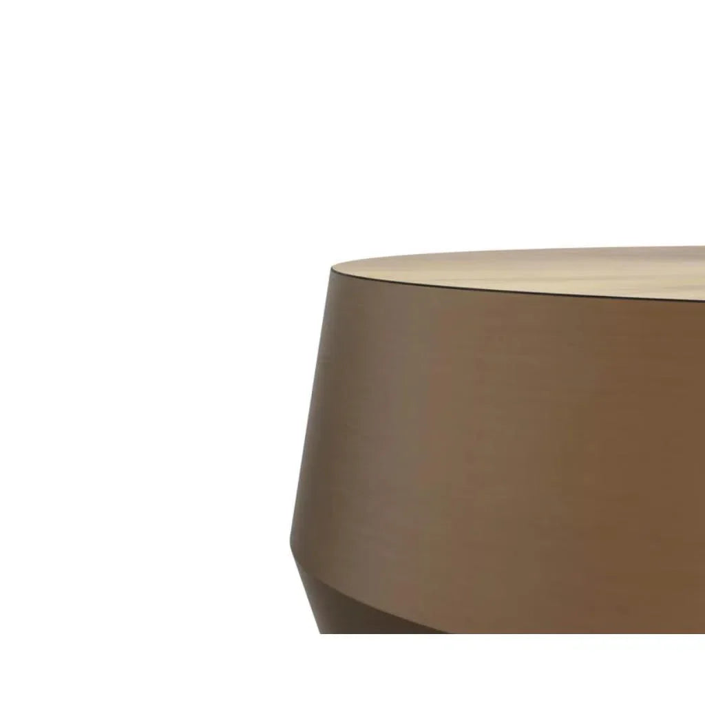 Creed Metal Drum Coffee Table