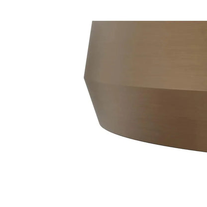 Creed Metal Drum Coffee Table