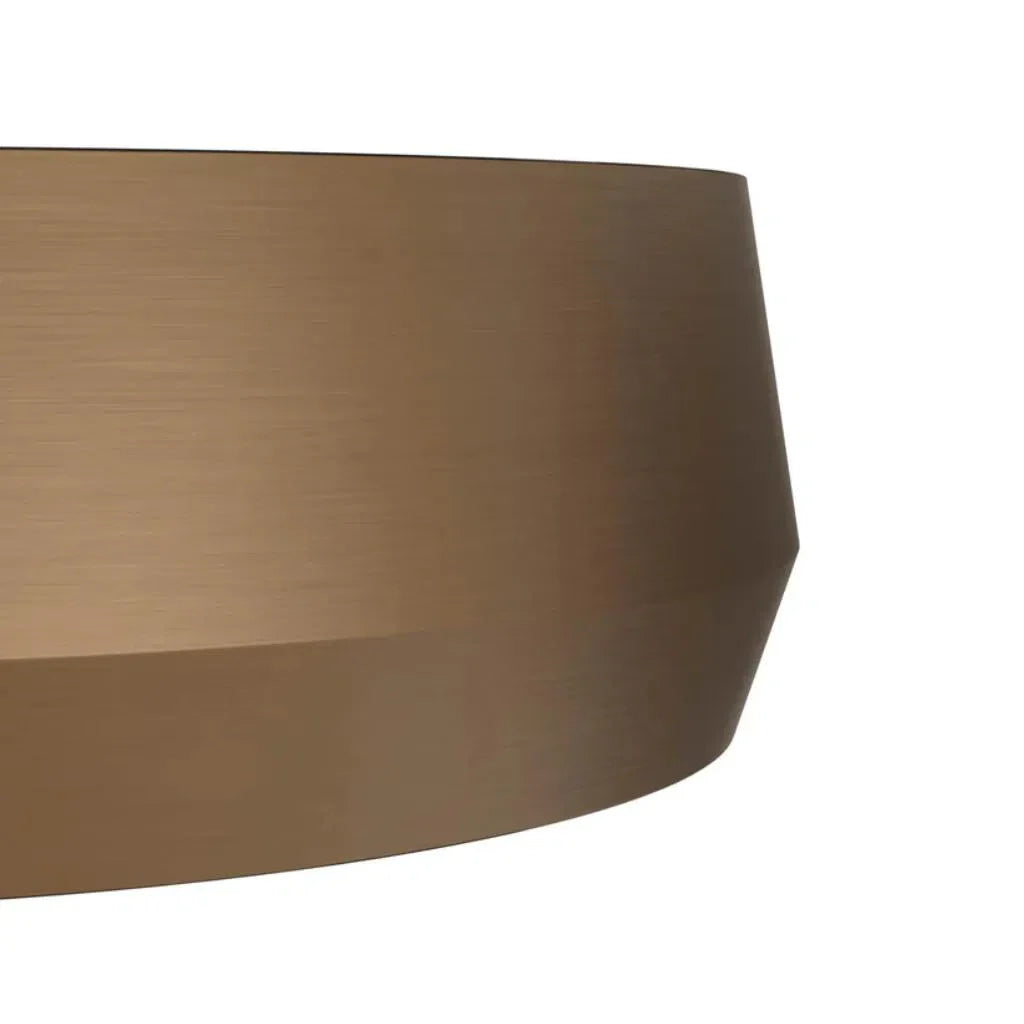 Creed Metal Drum Coffee Table