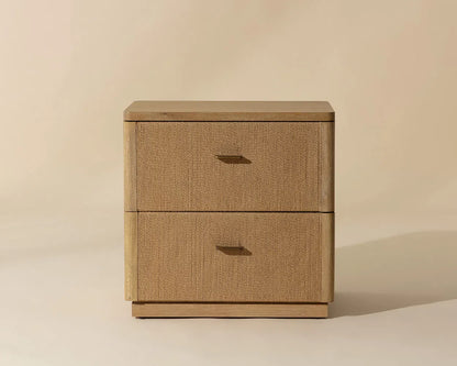 Etienne Linear Designed Wooden Nightstand