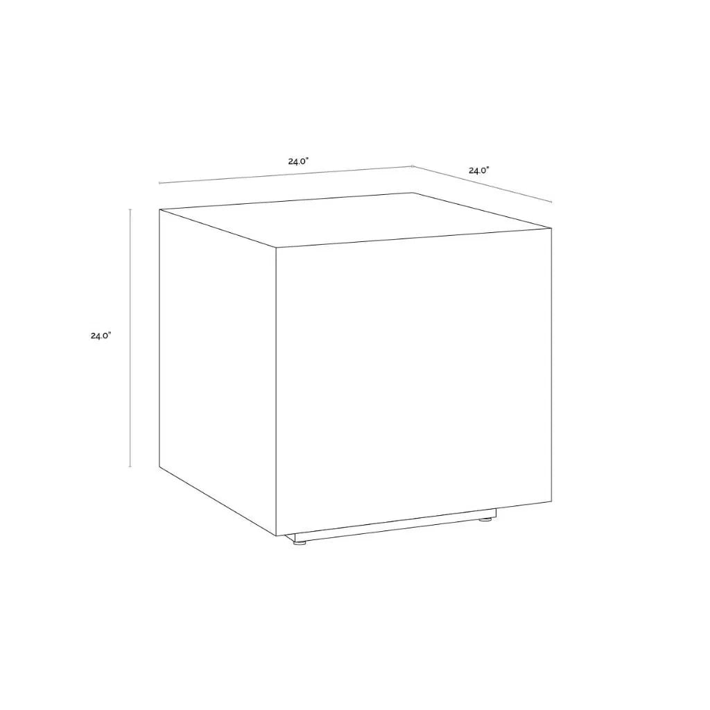 SUNPAN Frezco Wooden Square Side Table