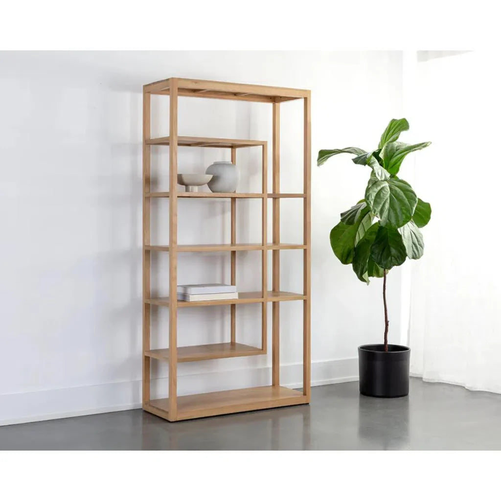 Kenzie Wooden Modern Bookcase