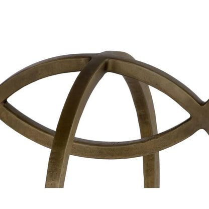 SUNPAN Alicent Marble Top Round End Table