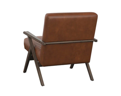 Peyton Leather Upholstered Lounge Chair