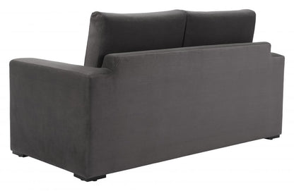 Jide Wood Grey Sleeper Sofa