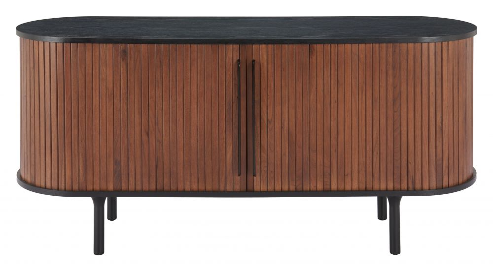 Koriana Wood Black and Walnut Sideboard