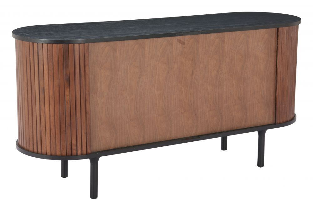 Koriana Wood Black and Walnut Sideboard