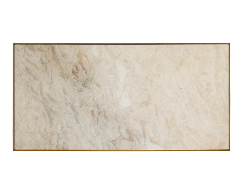 SUNPAN Kamali Coffee Table Marble  Antique Gold Base