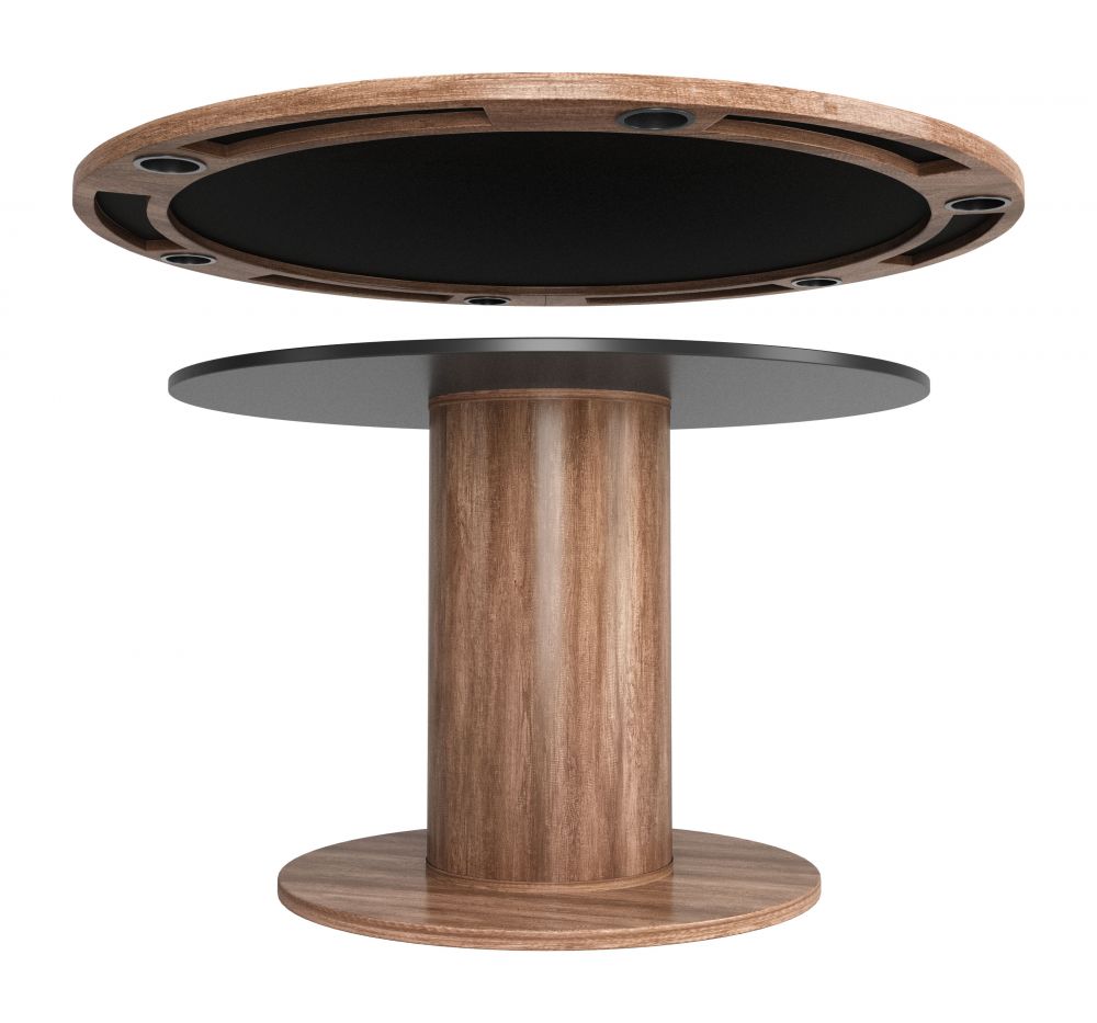 Vault 2 in 1 Wood Brown Round Table