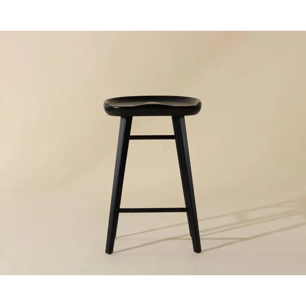 Dominic Wooden Traditional Designed Counter Stool