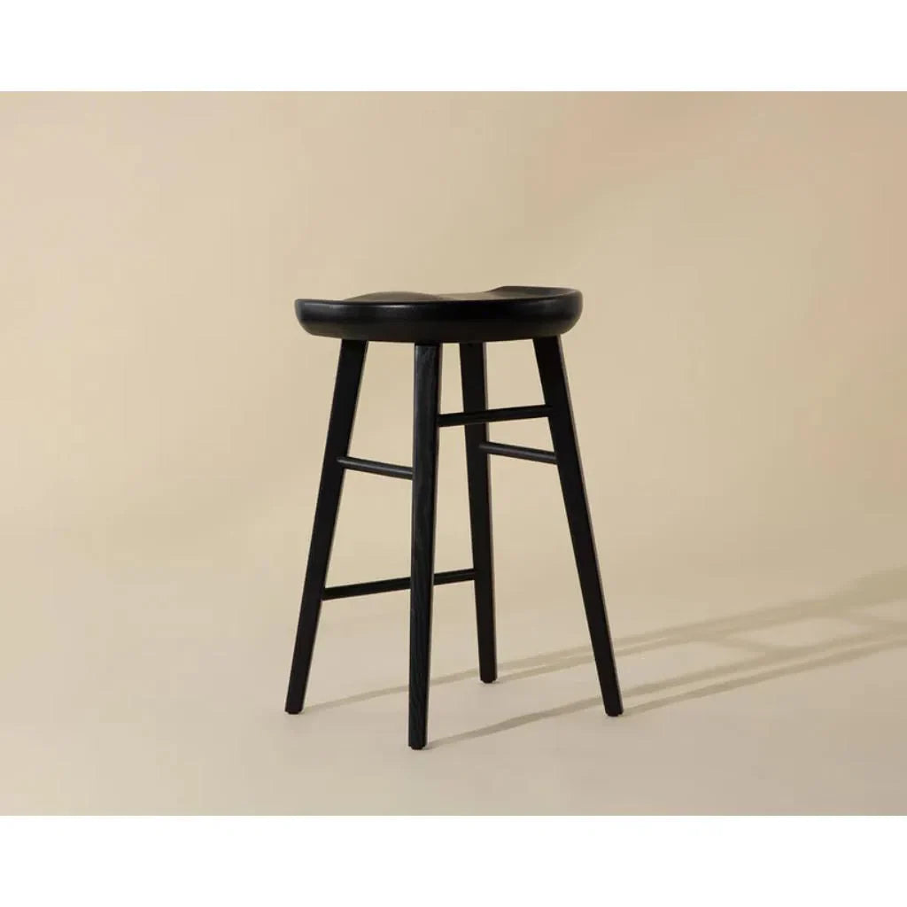 Dominic Wooden Traditional Designed Counter Stool