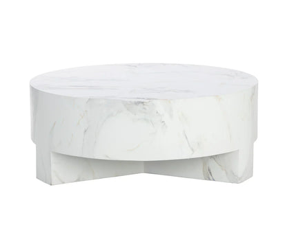 Mirella Coffee Table With White Marble