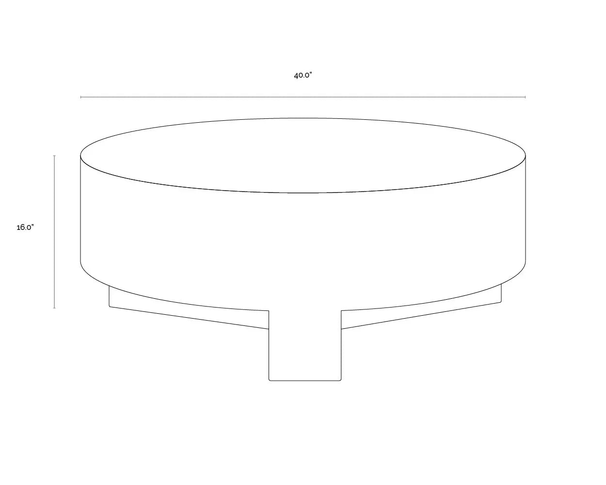 Mirella Coffee Table With White Marble