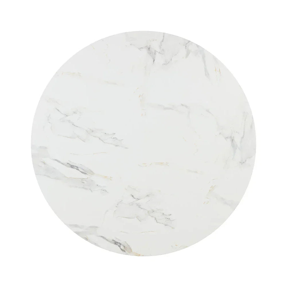 Mirella Coffee Table With White Marble Finish