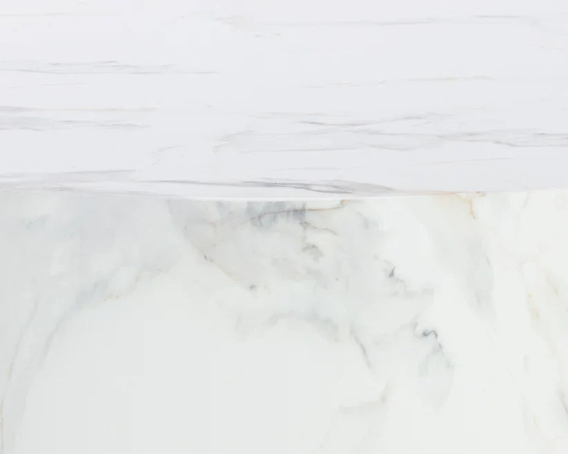 Mirella Coffee Table With White Marble