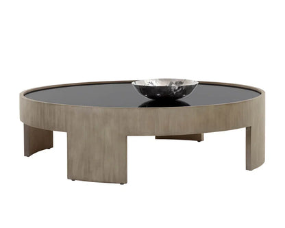 SUNPAN Brunetto Wooden Large Round Coffee Table