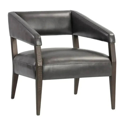 SUNPAN Carlyle Leather Lounge Chair