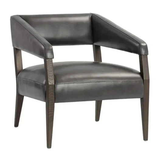 Carlyle Leather Upholstered Lounge Chair