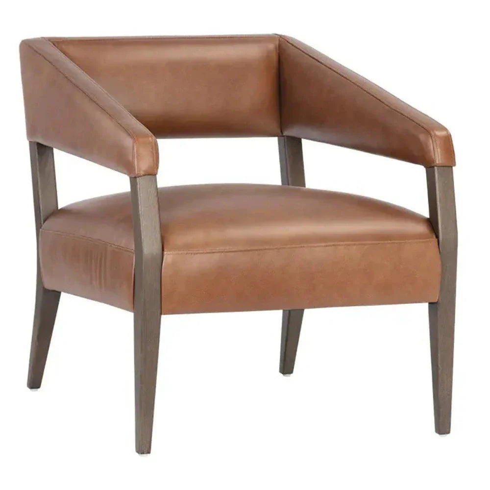 SUNPAN Carlyle Leather Lounge Chair