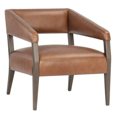 SUNPAN Carlyle Leather Lounge Chair