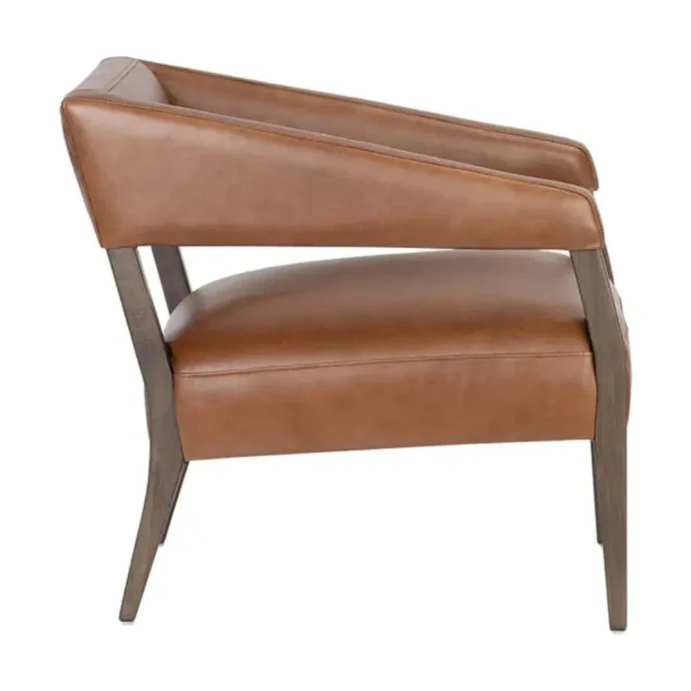 SUNPAN Carlyle Leather Lounge Chair