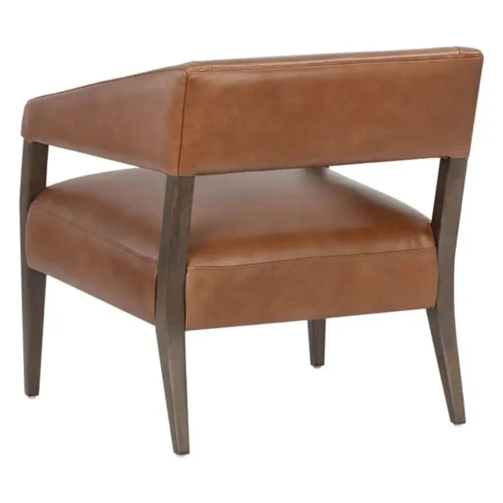 SUNPAN Carlyle Leather Lounge Chair