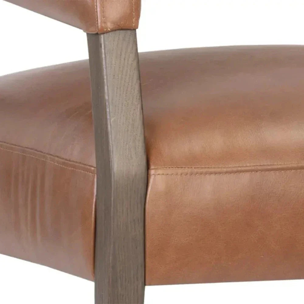 SUNPAN Carlyle Leather Lounge Chair